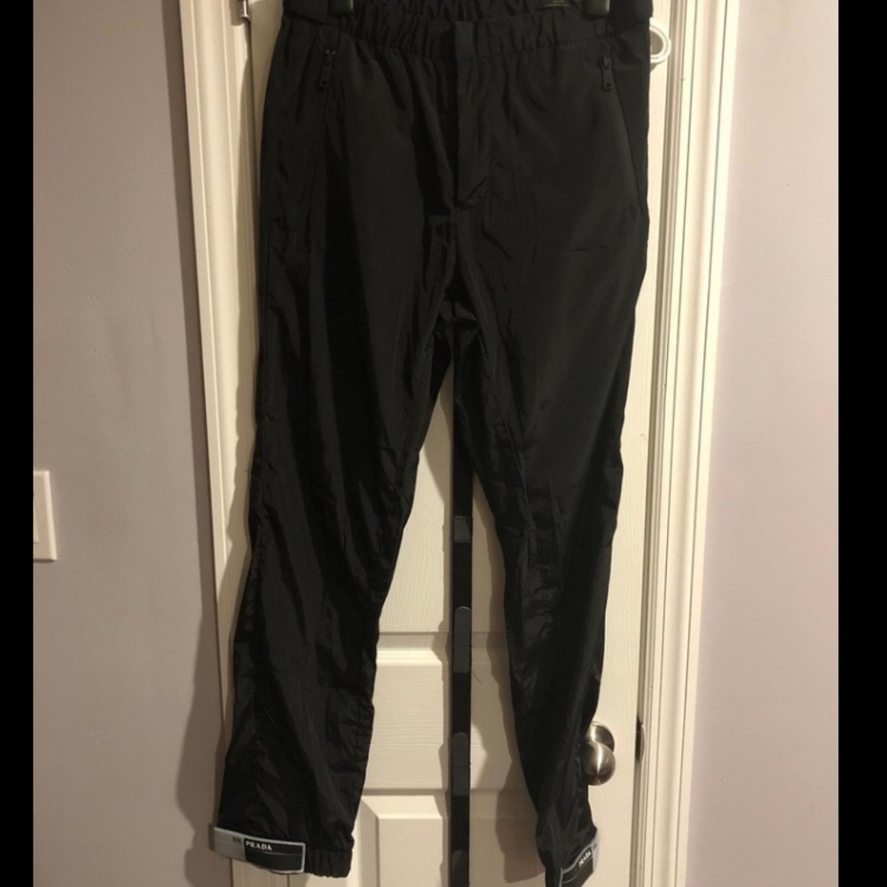 Prada nylon gabardine pants